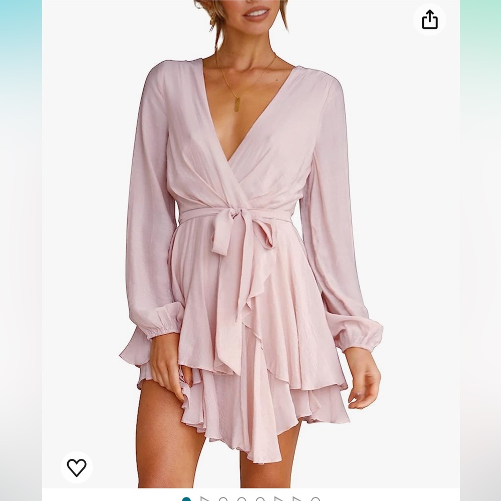 Women’s ruffle swing skater dress